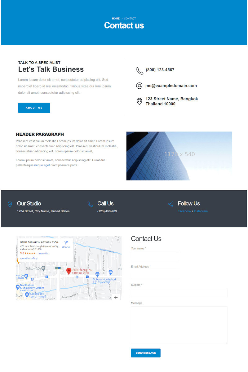 เว็บไซต์สำเร็จรูป-layout - Contact us