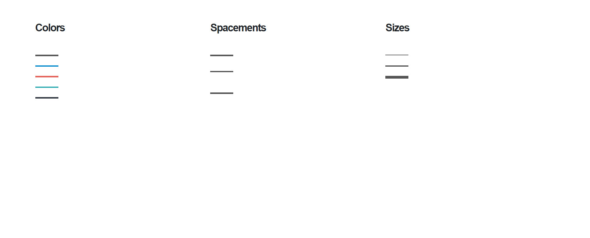Shortcodes dividers - color spacement size แนะนำ เว็บไซต์สำเร็จรูป NineNIC