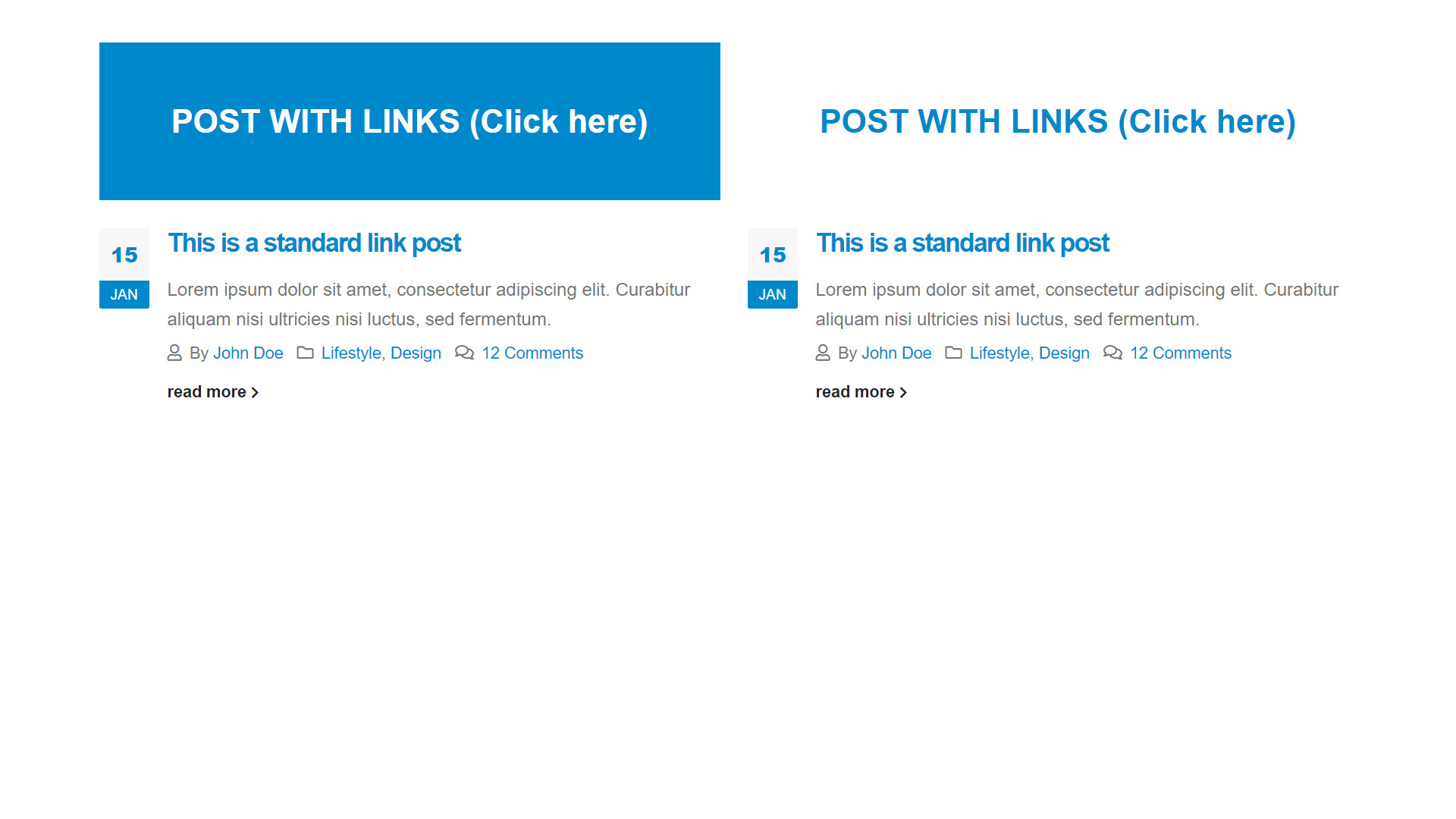 Shortcodes posts – post with link แนะนำ เว็บไซต์สำเร็จรูป NineNIC