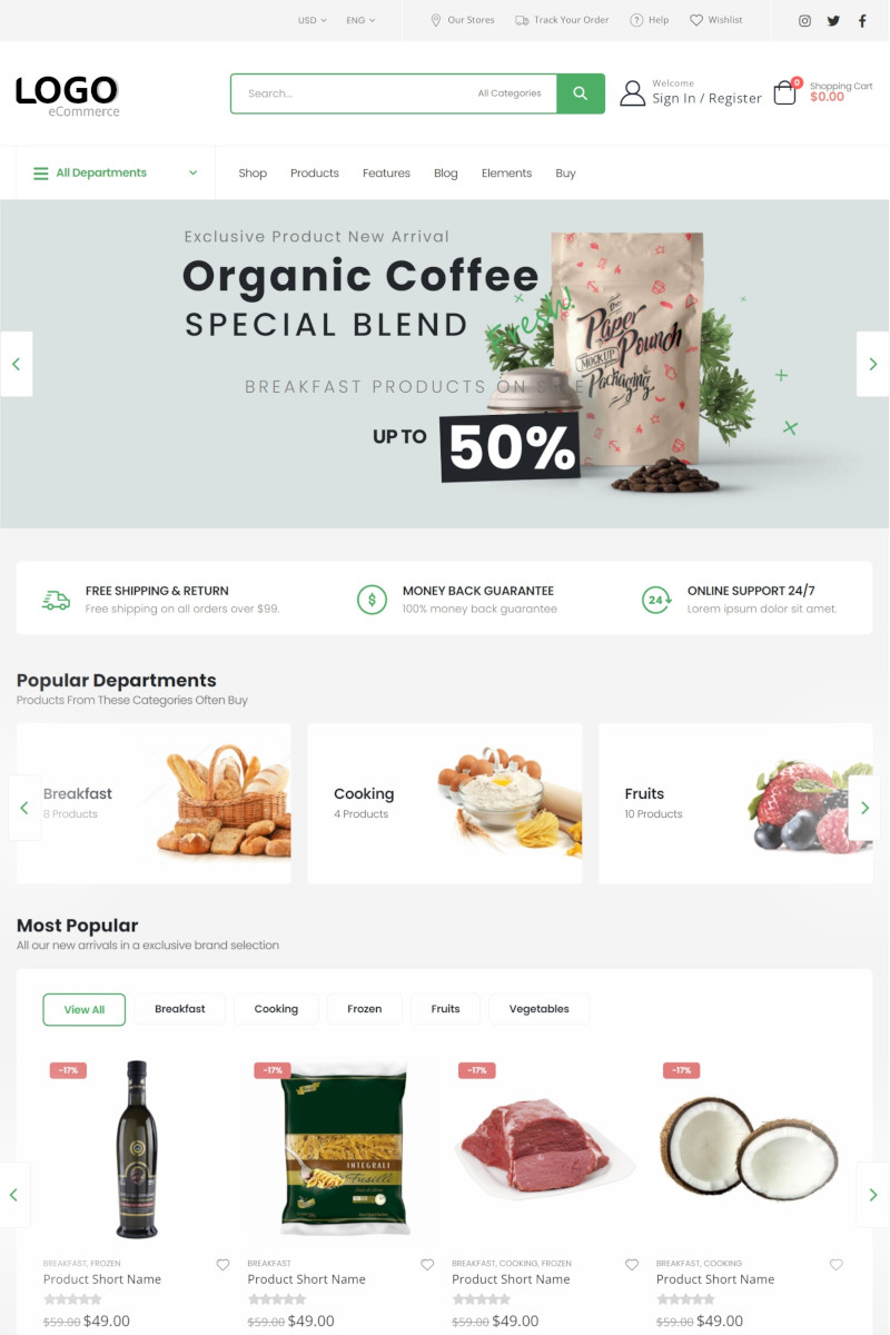 เว็บสำเร็จรูป สำหรับร้านออนไลน์  Ecommerce Theme ขายสินค้าออนไลน์  ขายของออนไลน์ -เว็บสำเร็จรูป WooCommerce